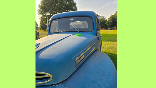 classic Ford with Happy and Hope